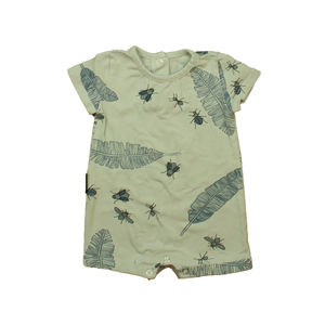 Tiny Tribe Boys Blue Bugs Romper size: 3-6 Months